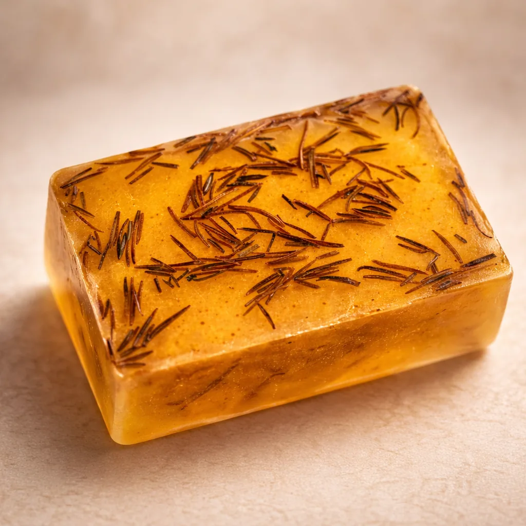 Ginger Rosemary handmade soap, glycerine base