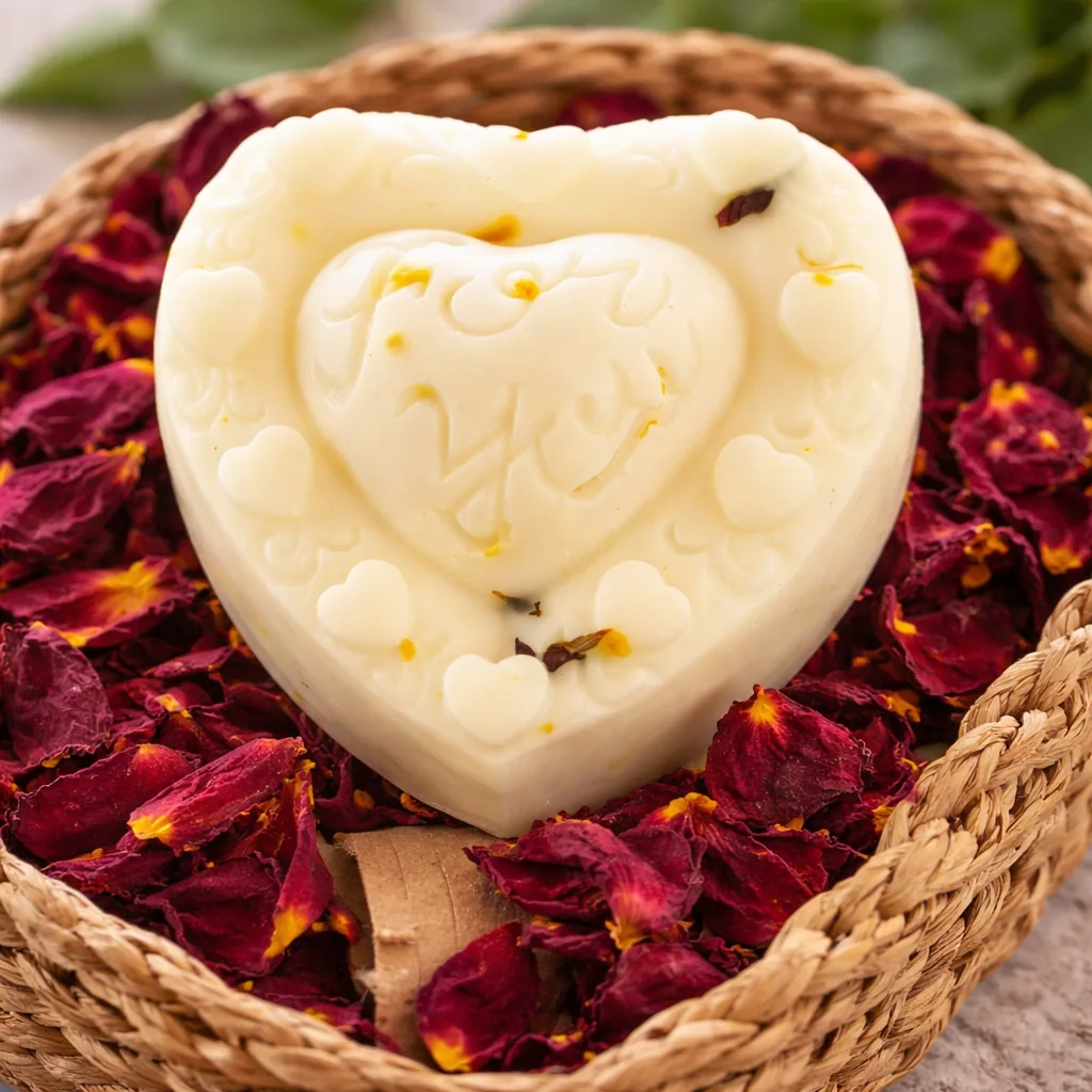 Kesar Gulab handmade soap, shea butter base